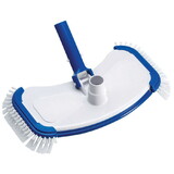 Ocean Blue 130015 Deluxe Weighted Vac Head With Side Brushes, Fits 1 Or 1 Hose (Display Hanger)