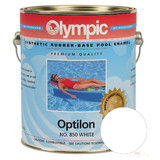 Olympic 850-GL Optilon Gallon Synthetic Rubber Base Enamel - White