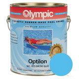 Olympic 853-GL Optilon Gallon Synthetic Rubber Base Enamel - Bikini Blue