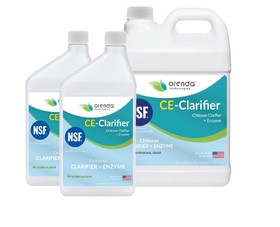 Orenda ORE-50-141 CE-Clarifier Chitosan Clarifier Plus Enzyme , 1 Gallon Bottle, 4/Case