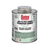 Oatey 30925 16 Oz Abs To PVC Transition Green Cement