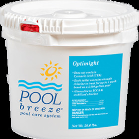 Pool Breeze 88440 Optimight Cal Hypo Slow Dissolving Tablets 20.2 lb Pail
