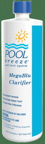 Pool Breeze 88482 Megablu Concentraded Clarifier 1 Quart Bottle, Available 12/Case