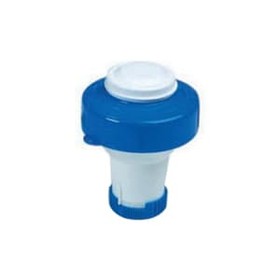 Rainbow R171130 Splasher Pool/Spa Floating Chemical Dispenser, Blue and White, Holds Approximately 11oz of 1&quot; Tablets