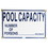 Rainbow R230900 Sign Pool Capacity 12X18 One, Price/each