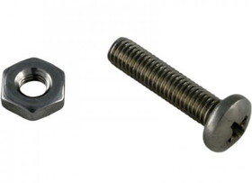 Polaris C75 Screw Withnut, 10-32 X 7/8&quot; Ss