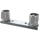 Perma-Cast PC-3008-A 8" Steel Channel With Pre-Set 3" Anchrs, For Dms-101A Hndrls