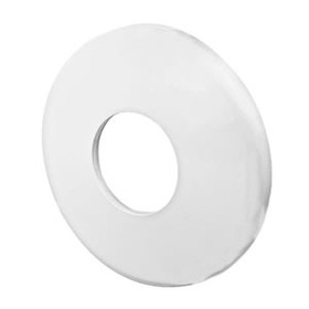 Perma-Cast PE0019W Escutcheon White Plastic 1.90&quot; Tubing