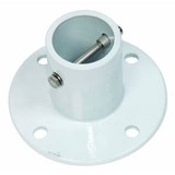 Perma-Cast PF3119A 5 1/4" Slide Deck Flange 1.90" Tube with Hardware White Aluminum