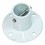 Perma-Cast PF3119A 5 1/4&quot; Slide Deck Flange 1.90&quot; Tube with Hardware White Aluminum, Price/each