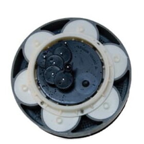 Paramount 004-302-4408-00 In-Floor Water Valves 6 Port Module With Valve Shell O-Ring - Black, 004302440800