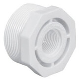PVC Fittings 439052 Sch. 40 PVC Reducing Bushing 3/8 in. x 1/4 in. MPT x FPT Threaded, 439-052