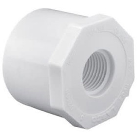 PVC Fittings 438211 Sch 40 PVC Reducer Bushing Flush Style 1-1/2 in. x 1 in. Spigot x FIPT