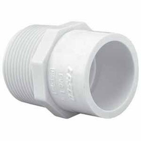 PVC Fittings 436074 Sch. 40 PVC Adapter 3/4 in. x 1/2 in. Slip x Reducing MPT