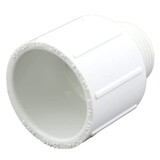PVC Fittings 436102 Sch. 40 PVC Adapter 1 in. x 3/4 in. Slip x Reducing MPT