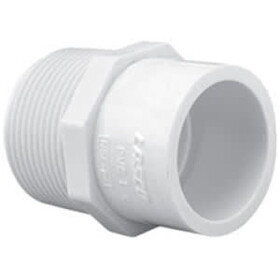 PVC Fittings 436131 Sch. 40 PVC Adapter 3/4 in. x 1 in. Reducing Slip x MPT, 436-131