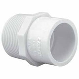 PVC Fittings 436253 Sch. 40 PVC Reducing Adapter 2 in. x 3 in. MPT x Slip, 436-253