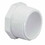 PVC Fittings 450010 Sch. 40 PVC Plug 1 in. MPT, 450-010, Price/each