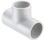 PVC Fittings 401005 Sch. 40 PVC Tee 1/2 in. Slip, Price/each