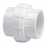 PVC Fittings 458010 Sch. 40 PVC Union 1 in. FPT O-Ring Type, 458-010