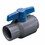 Spears 2622-010 1&quot; Slip White PVC 150 psi Utility Ball Valve , SPRBV2622010, Price/each