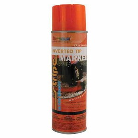 Seymour Midwest 20-657 20 oz Can Aerosol Fluorescent Orange Water Based Inverted Tip Marking Paint, SPYORANGE