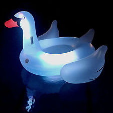 Swimline SWL90702 Giant LED Light-Up Swan