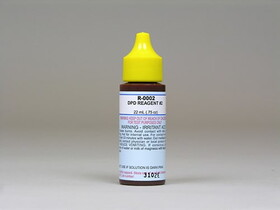 Taylor R-0002-A-24 Dpd Reagent #2 Dropper Bottle, 3/4 Ounce, 24-Pack, .75 OZ