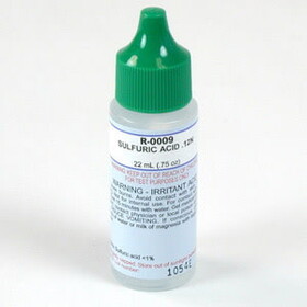 Taylor R-0009-A-24 Sulfuric Acid .12N Dropper Bottle, 3/4 oz