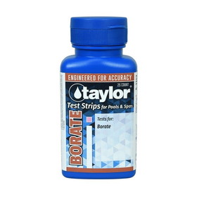 Taylor TAYS13429 S-1342 Borate TestStrip (25 Strips/Bottle)