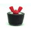 Bel-Aqua COLORCODEDWINGNUT11 Gray Wing Nut Plug # 11 50/Bag, COLOR CODED WING NUT # 11, Price/each