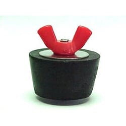 Bel-Aqua COLORCODEDWINGNUT4 Orange Wing Nut Plug #4 50/Bag, COLOR CODED WING NUT # 4