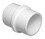 Waterway 419-4120 Insider Coupler For Sch 40 2&quot;Pipe - White Inside Pipe Coupler 2In, Price/each