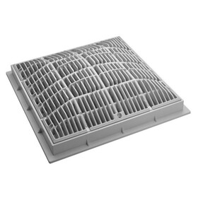 Waterway 640-4720 V Pool Frame &amp; Grate 12&quot; X 12&quot;