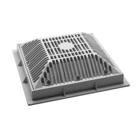 Waterway 640-4790 V Pool Frame &amp; Grate 9&quot;X 9&quot; (