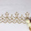 Muka Edging Lace, Gold Lace, Rabbit Pattern 4" 20 Yards for Ribbon Trim Fabric for Sewing, Dress Ornament