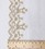 Muka Edging Lace, Gold Lace, Rabbit Pattern 4" 20 Yards for Ribbon Trim Fabric for Sewing, Dress Ornament