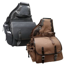 Showman 0110 600 Denier Deluxe Insulated Nylon Saddle Bag