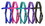 Showman Pony Size Premium nylon browband headstall, Black