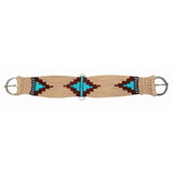 Showman 144708 Tan Multi Strand String Girth with Aztec Design
