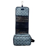 Showman 178264 Gray Blue Aztec Print roll up accessory bag