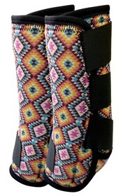 Showman 178581 Daybreak Aztec Elite Equine Sport Medicine Boot *Sold in Pairs*