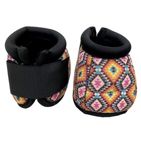 Showman 178582 Daybreak Aztec Elite Equine Bell Boot *Sold in Pairs*