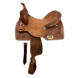 Double T Saddlery 506116 Daisy Drifter Barrel Style Saddle - 16 Inch