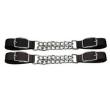 Showman 523001 Fully adjustable end double chain nylon curb chain. Adjusts 8.5