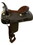 Double T Saddlery 540516 16" Dark Oil Pleasure Style Saddle. Full Qh Bars