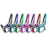 6552 Average Horse Size Nylon Glitter Halter with Neoprene Lined Nose and Crown