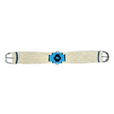 Showman 75107 Mohair straight string girth with Stainless Steel Roller Buckle with Aztec Design