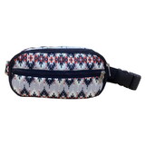 Showman 78060 Hip Pack (Fanny Pack) Bag with Gray Aztec design