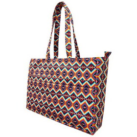 Showman 78246 Bright Pink Aztec Nylon Travel Tote